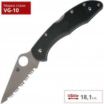 Нож SPYDERCO DELICA 11SBK Нож SPYDERCO DELICA 11SBK